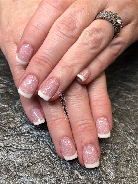 dip powder nails french